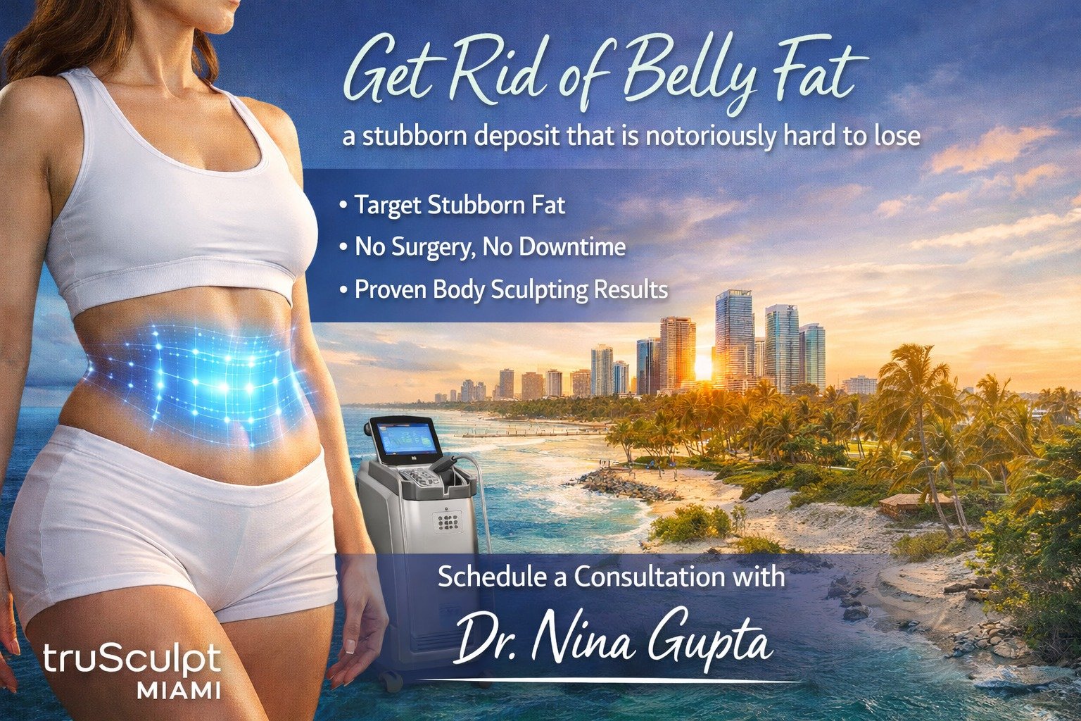 truSculpt non-surgical body sculpting treatment Miami