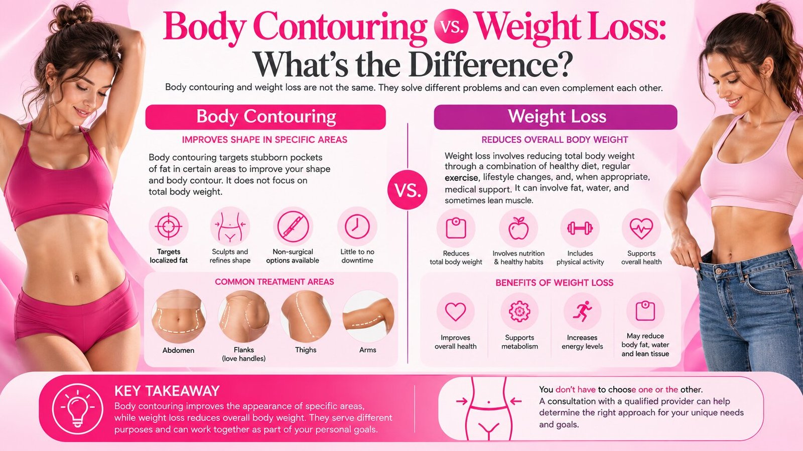 Body contouring versus weight loss consultation at TruSculpt Miami