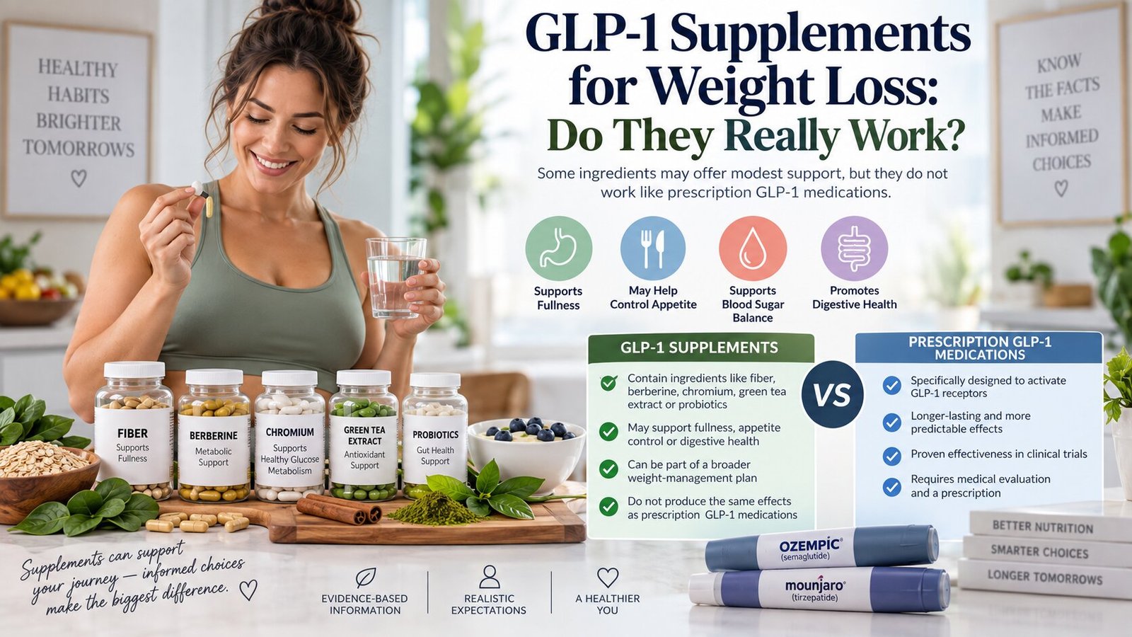 GLP-1 Supplements for Weight Loss vs Prescription Medications in Miami